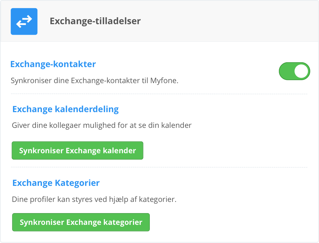 Aktivér import af kontakter på Myfone.dk