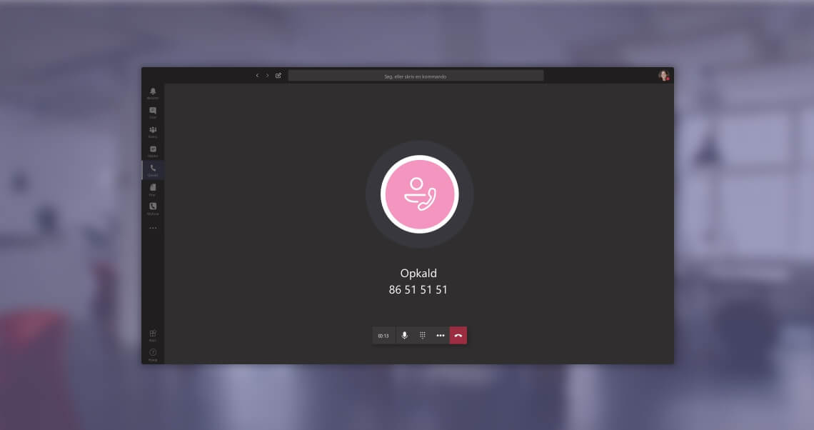 Erhvervstelefoni til Microsoft Teams