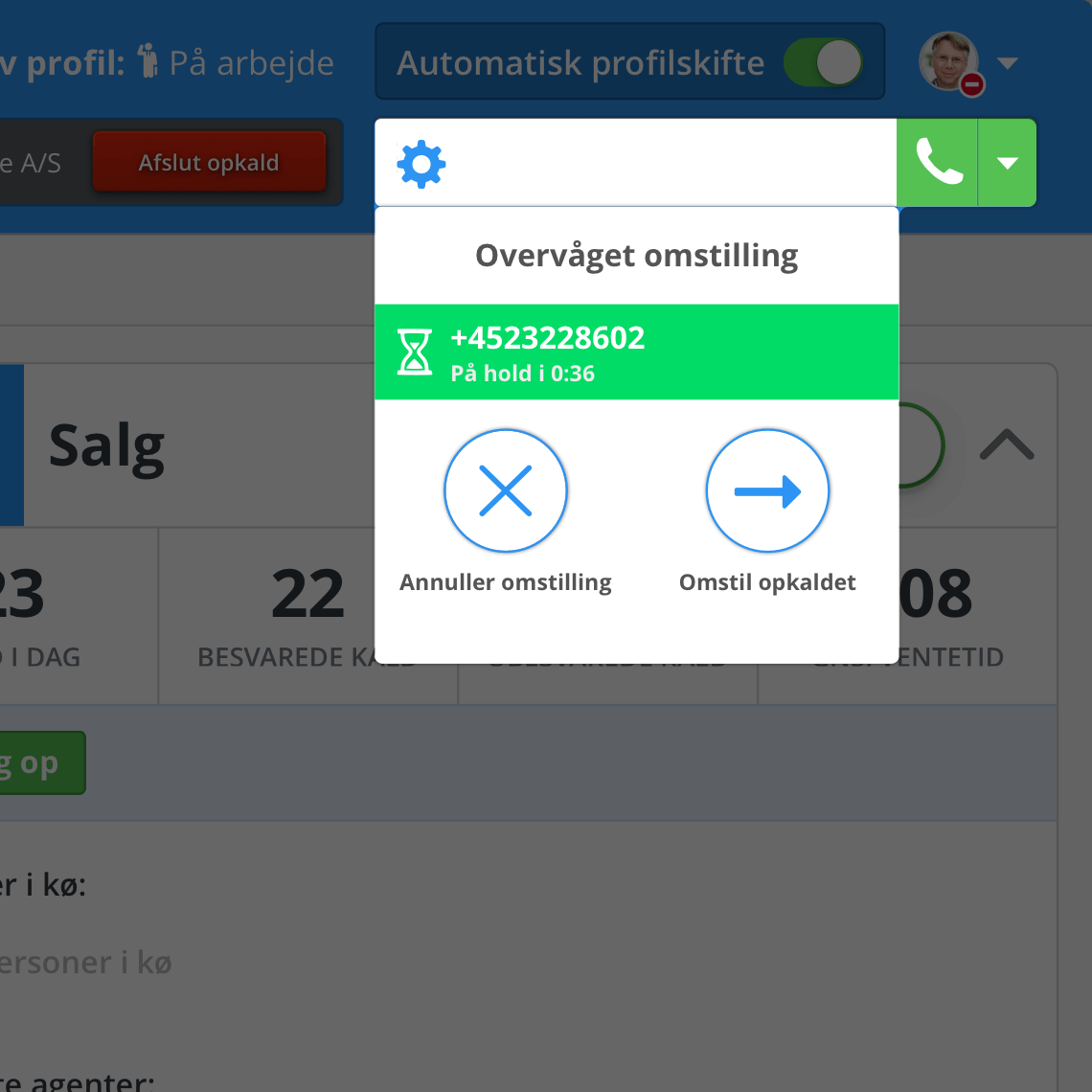 Overvåget omstilling