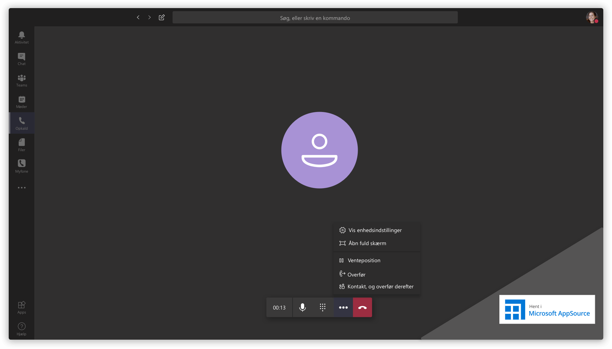 Vi leverer også en softphone i Microsoft Teams Vi leverer også en softphone i Microsoft Teams