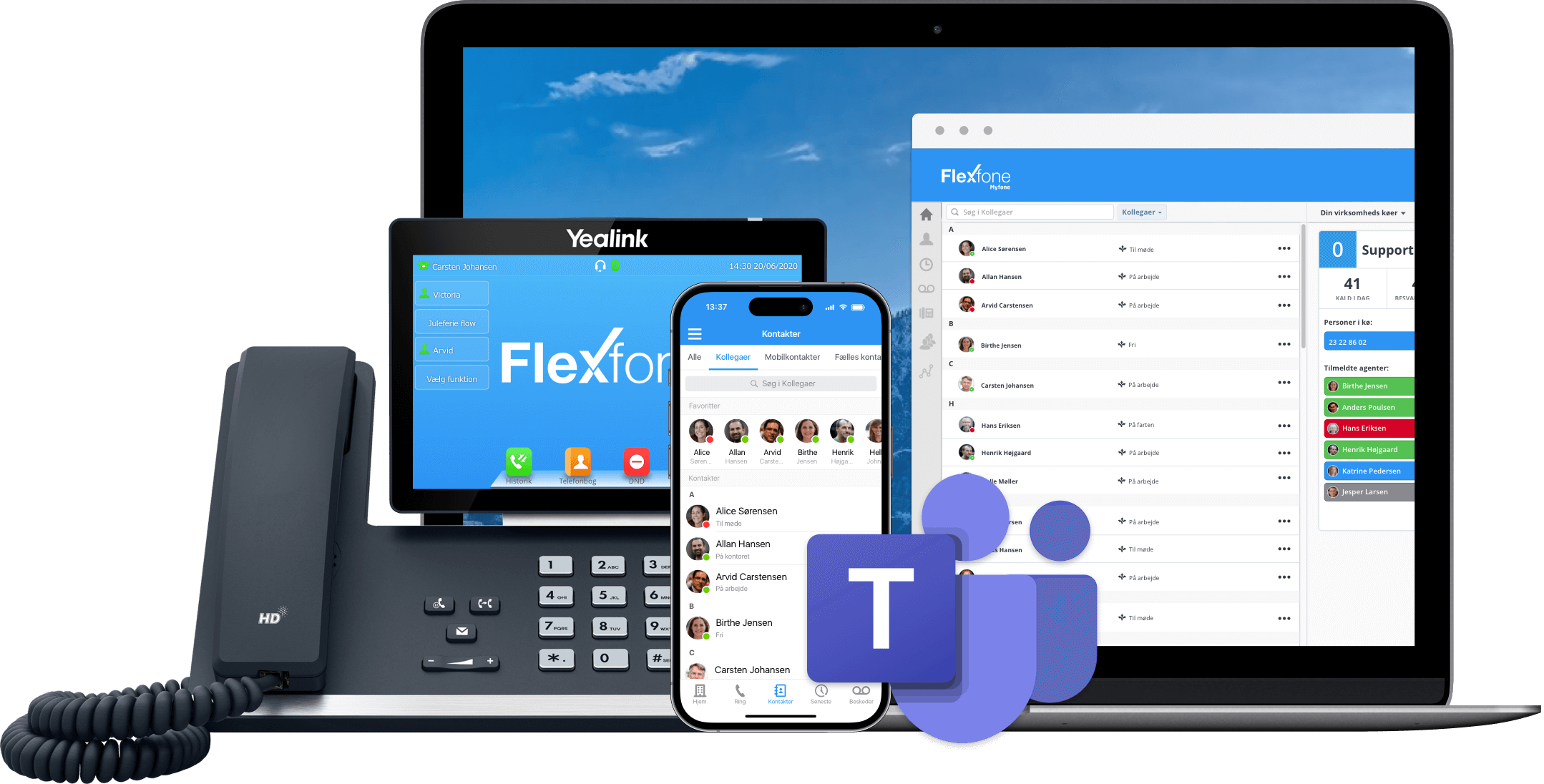 Busylight er integreret med resten af Flexfone familien