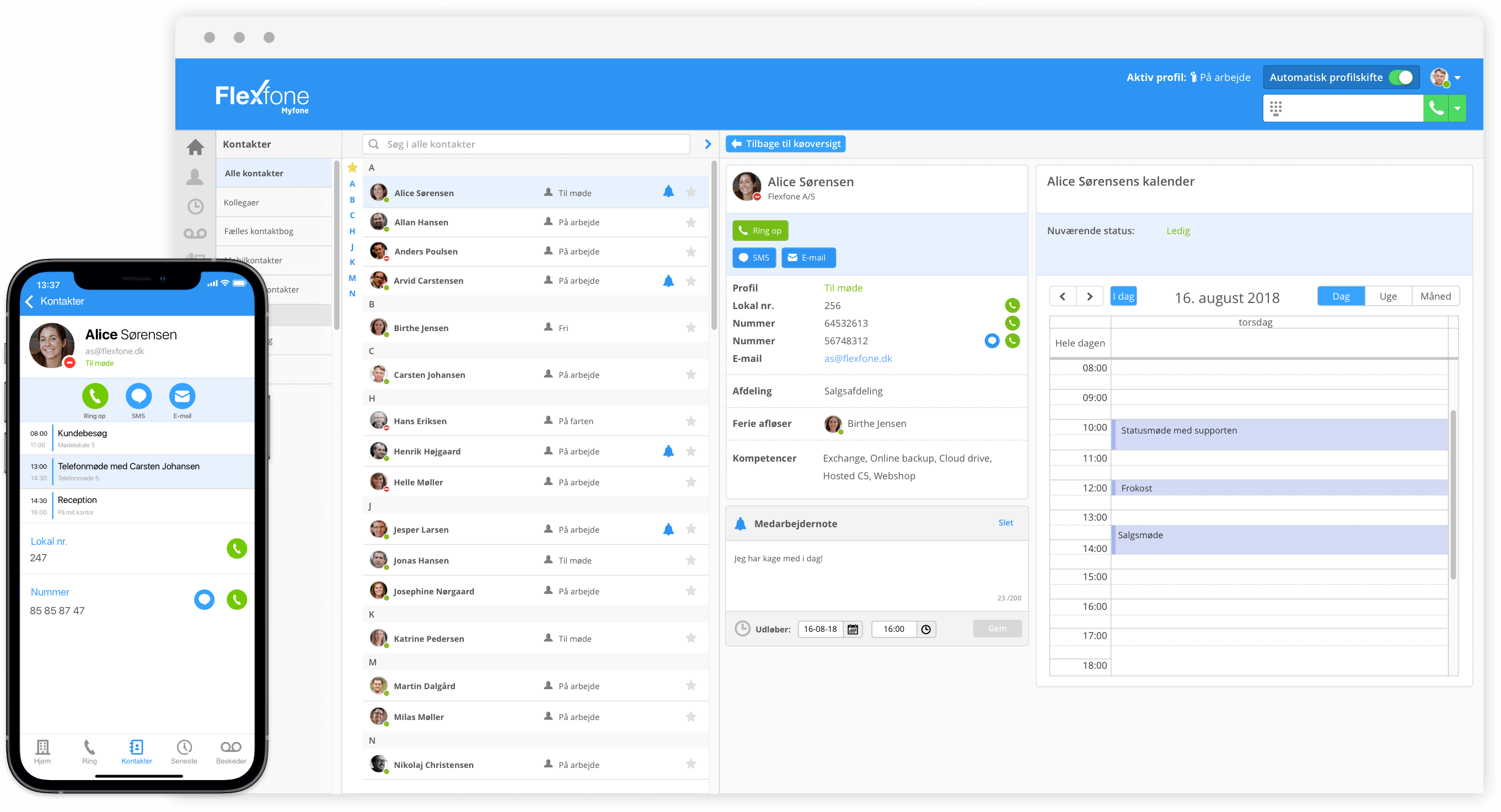 Myfone er et online omstillingsbord